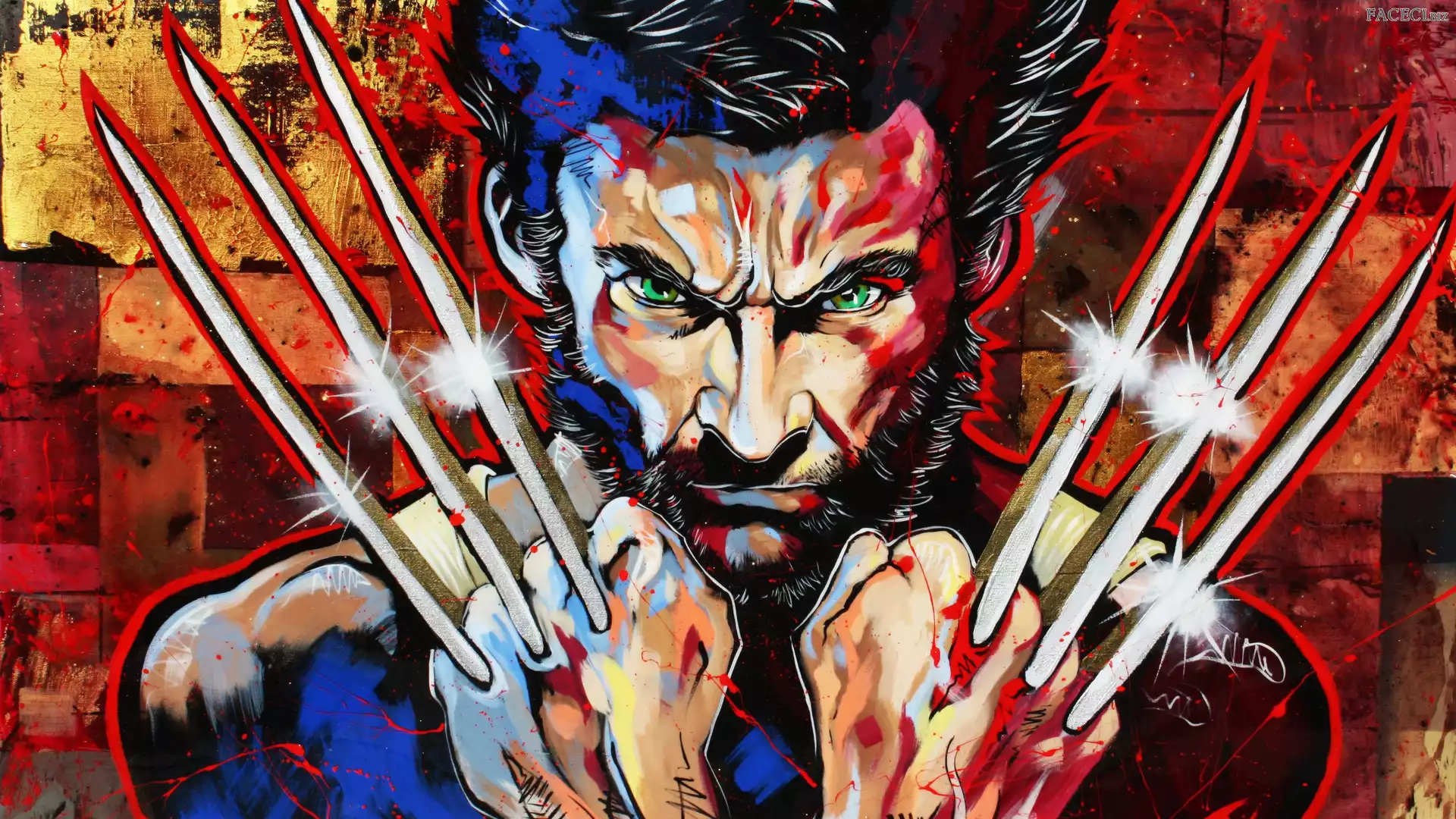 Hugh Jackman, Grafika, Film, Logan, Aktor, X-Men Geneza Wolverine, Postać
